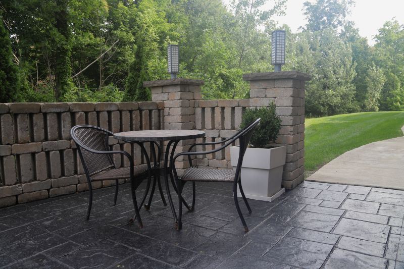 Outdoor Stamped Patio